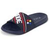 imageThe Childrens Place Boys Slide Sandal Navy 4 Big Kid US