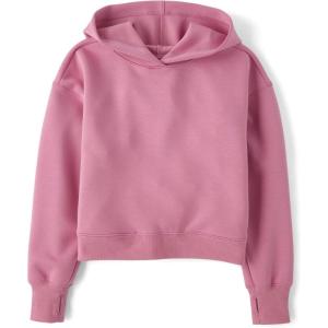 imageThe Childrens Place Girls Active Long Sleeve Hooded SweatshirtPurple Thistle