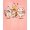 imageThe Childrens Place Baby Girls Assorted Everyday Long Sleeve Graphic TShirtsmultipacksCupcake KittiesTeam Dessers 2pack