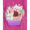 imageThe Childrens Place Baby Girls Assorted Everyday Long Sleeve Graphic TShirtsmultipacksCupcake KittiesTeam Dessers 2pack
