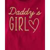imageThe Childrens Place Baby Girls Assorted Everyday Long Sleeve Graphic TShirtsmultipacksDaddys GirlHearts 2pack