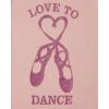imageThe Childrens Place Baby Girls Assorted Everyday Long Sleeve Graphic TShirtsmultipacksLove to Dance 2pack