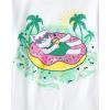 imageThe Childrens Place Girls Assorted Everyday Short Sleeve Graphic TShirtsmultipacksMermaidCat DonutDolphin 3pack