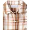 imageThe Childrens Place Girls Long Sleeve Twill Tie Front Button Down ShirtBunnys Tail Plaid