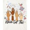 imageThe Childrens Place Girls School Graphic T Shirts MultipackArt PrincessStar 2pack