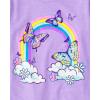 imageThe Childrens Place Girls School Graphic T Shirts MultipackBackpackRainbow1st Day Rainbow 3pack