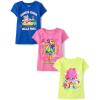 imageThe Childrens Place Girls Assorted Everyday Short Sleeve Graphic TShirtsmultipacksSummer Vibes 3pack