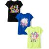imageThe Childrens Place Girls School Graphic T Shirts MultipackFirst DayCupcakeDoughnut 3pack
