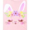 imageThe Childrens Place Girls All Holidays Short Sleeve Graphic TShirtsmultipacksMilkshakeBunny FaceEaster Heart 3pack