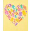 imageThe Childrens Place Girls All Holidays Short Sleeve Graphic TShirtsmultipacksMilkshakeBunny FaceEaster Heart 3pack