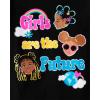 imageThe Childrens Place Girls Assorted Everyday Short Sleeve Graphic TShirtsmultipacksFutureProudBows 3pack