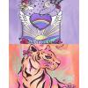 imageThe Childrens Place Girls Assorted Everyday Short Sleeve Graphic TShirtsmultipacksLove Trends 5pack