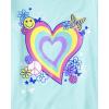 imageThe Childrens Place Girls Kindness Love Equality Short Sleeve Graphic T ShirtsButterflyHeartSmiley Faces 3pack