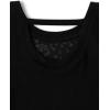 imageThe Childrens Place Girls Long Sleeve Graphic Top with Back DetailBlack Bow