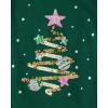 imageThe Childrens Place Girls Long Sleeve Graphic Top with Back DetailHoliday Tree