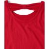 imageThe Childrens Place Girls Long Sleeve Graphic Top with Back DetailRed Cupcake