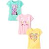 imageThe Childrens Place Girls All Holidays Short Sleeve Graphic TShirtsmultipacksMilkshakeBunny FaceEaster Heart 3pack