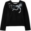 imageThe Childrens Place Girls Long Sleeve Graphic Top with Back DetailBlack Bow