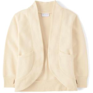 imageThe Childrens Place Girls Open Knit CardiganFrappe