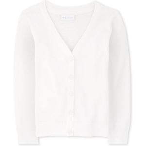 imageThe Childrens Place Girls VNeck CardiganWhite