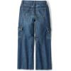 imageThe Childrens Place Girls Wide Leg Denim JeansConnie Wash Cargo