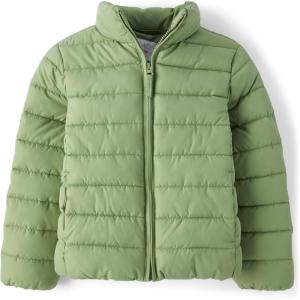 imageThe Childrens Place Girls Medium Weight WindResistant WaterResistant Puffer JacketMisty Glen