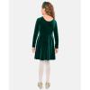 imageThe Childrens Place Big Girls Long Sleeve Casual DressGreen Velour