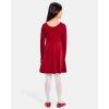 imageThe Childrens Place Big Girls Long Sleeve Casual DressRed Velour