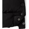 imageThe Childrens Place girls Medium Weight Jacket Wind WaterResistantBlack Long Puffer