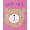 imageThe Childrens Place Baby Girls Short Sleeve Top and Pants 2 Piece Pajama SetsBeary Cute