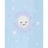 imageThe Childrens Place Baby Girls and Toddler Snug Fit 100 Cotton ZipFront One Piece Footed Pajamas 2PackMoons