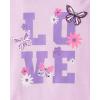 imageThe Childrens Place Girls Long Sleeve Top and Pants Snug FitButterfly Floral