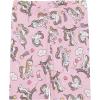 imageThe Childrens Place Girls Long Sleeve Top and Pants Snug FitUnicorn Sparkle Pink