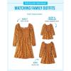 imageThe Childrens Place Girls longsleeve Floral Smocked Dress