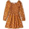 imageThe Childrens Place Girls longsleeve Floral Smocked Dress
