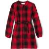 imageThe Childrens Place Girls Long Sleeve Fashion DressBuffalo Plaid Red
