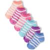 imageThe Childrens Place Girls Ankle Socks Variety PackColor Stripes 6pack