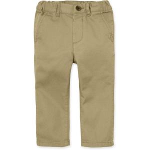 imageThe Childrens Place Baby Boys and Toddler Stretch Skinny Chino PantsFlax Single