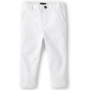 imageThe Childrens Place Baby Boys and Toddler Stretch Skinny Chino PantsSimply White