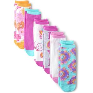 imageThe Childrens Place Girls Ankle Socks Variety PackLove 6pack