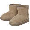 imageThe Childrens Place Baby Girls Classic Ankle Boot Faux Fur LinedTaupe
