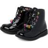 imageThe Childrens Place Baby Girls Lace Up Combat BootBlack Beaded