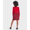 imageThe Childrens Place Girls Long Sleeve Everyday DressClassic Red Plaid