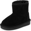 imageThe Childrens Place Baby Girls Classic Ankle Boot Faux Fur LinedBlack