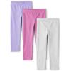 imageThe Childrens Place Baby Girls and Toddler Leggings 3PackPinkGreyPurple 3pack