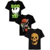 Grave/Candy Skull/Boo Yah 3-pack