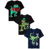 imageThe Childrens Place Boys All Holidays Short Sleeve Graphic TShirtsmultipacksVdayEasterSt Pats Dinos 3pack