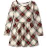 imageThe Childrens Place Girls Long Sleeve Everyday DressWhite Daisy