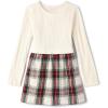 White Daisy Plaid