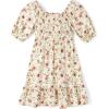 imageThe Childrens Place Girls Short Sleeve Everday DressesWhite Daisy Smocked